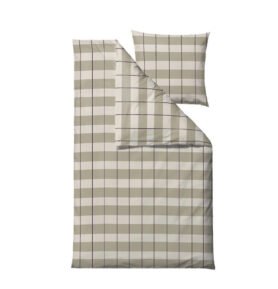 Södahl Bavlněné povlečení 140x220 Blocks Eucalyptus