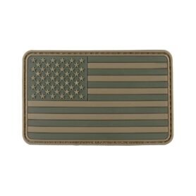MFH nášivka vlajka USA velcro plastová bojová ZELENÁ