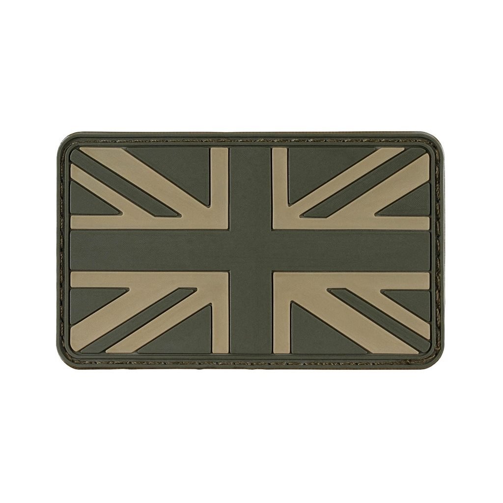 MFH nášivka vlajka ANGLIE velcro plastová bojová ZELENÁ