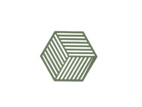 Zone Denmark Silikonová podložka pod horké Hexagon Grass