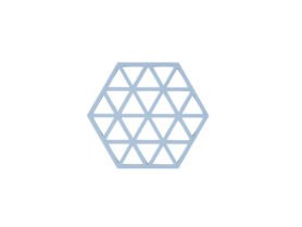 Zone Denmark Silikonová podložka pod horké Triangles Blue