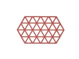 Zone Denmark Silikonová podložka pod horké Triangles Burned Red