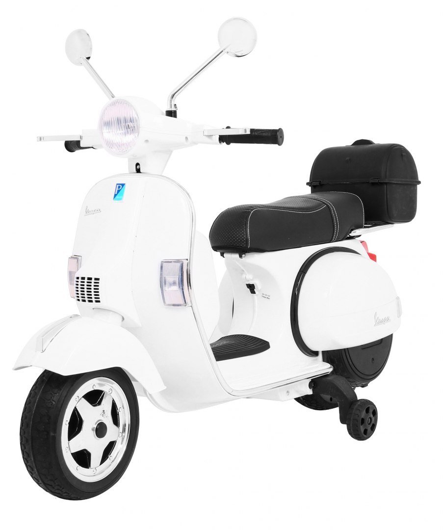 Tomido Dětská elektrická motorka Vespa bílá