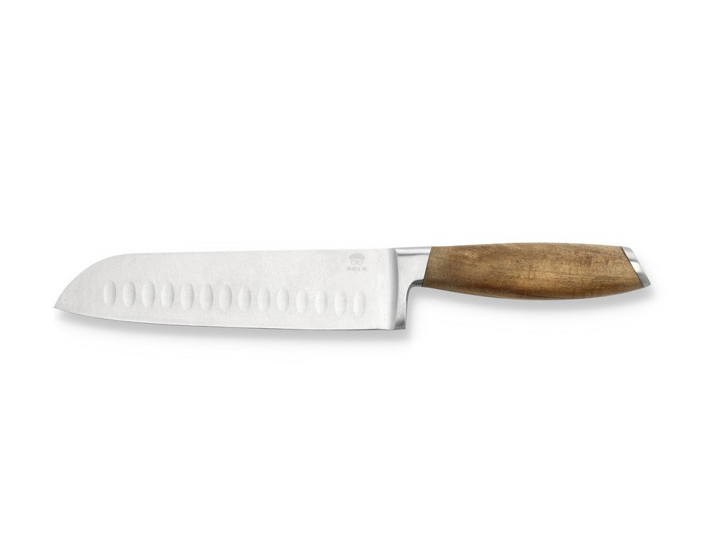 Holm Santoku nůž 31 cm Nerez/Akáciové dřevo