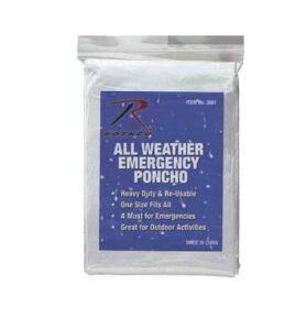 ROTHCO pončo nouzové slabé BEZBARVÉ