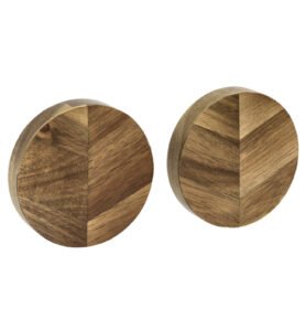 Holm Magnetický držák na nože 2ks Akáciové dřevo