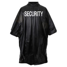 ROTHCO pončo VINYL SECURITY ČERNÉ