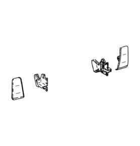 THULE OMNISTOR 8000 antracitové přední krytky, sada levá a pravá