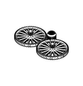 Sada ozubených kol a osy pro motor Thule Slide-Out G2