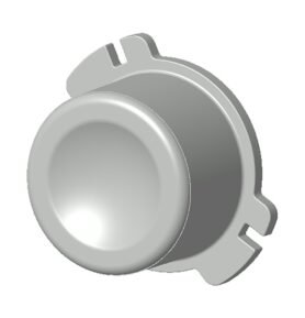 Bílé tlačítko pro servisní dvířka Thetford model 3, 4, 5, 6 a 7