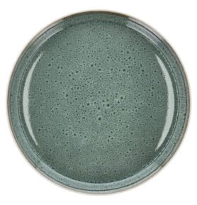 Bitz Kameninový mělký talíř 27 cm White/Green