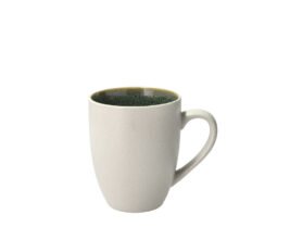 Bitz Kameninový hrnek s ouškem 30 cl  White/Green