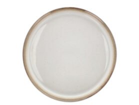 Bitz Kameninový mělký talíř 27 cm White/Cream