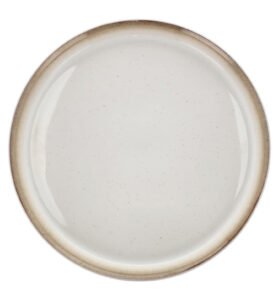 Bitz Kameninový mělký talíř 27 cm White/Cream