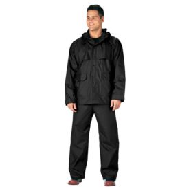 Komplet nepromokavý ROTHCO PVC ČERNÝ vel. XXL
