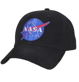 ROTHCO čepice baseball s nápisem NASA ČERNÁ