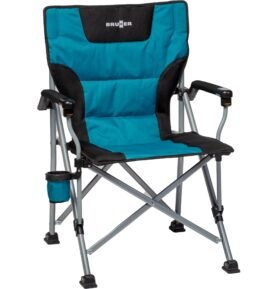 Kempingová skládací židle RAPTOR COMPACK Brunner Barva: Tyrkysová / černá