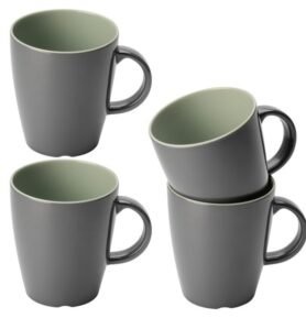 Hrnek Gimex VIVID LINE - sada 4ks Barva: světle zelená
