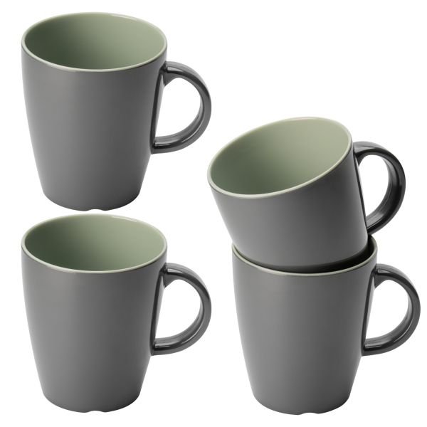 Hrnek Gimex VIVID LINE - sada 4ks Barva: světle zelená