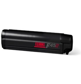 FIAMMA Markýza Fiammastore F45, F45L - černé pouzdro Barva krytu: Černá, Délka markýzy: 325 cm, Barva tkaniny: Královská šedá