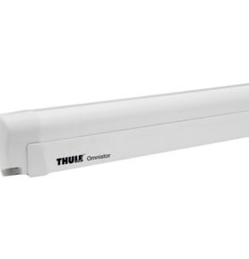 Markýza Thule Omnistor 8000 Barva krytu: Bílá, Délka markýzy: 5 m, Barva tkaniny: Mystická šedá