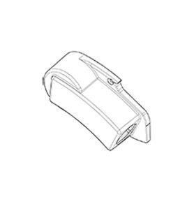 DOMETIC Koncovky pro PR2000 Vyrovnání: vlevo, Barva krytu: bílý