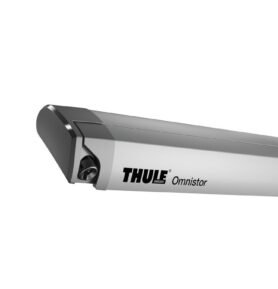 Střešní markýza Thule Omnistor 6300 Barva krytu: Eloxovaná šedá, Délka markýzy: 3,75 m, Barva tkaniny: Mystická šedá