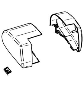 Koncové kryty motoru pro THULE OMNISTOR 6300 Barva krytu: eloxovaný