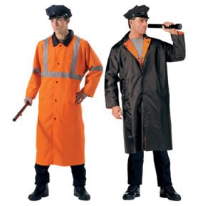 Pláštěnka DELUXE REFLEXNÍ ORANŽOVÁ/ČERNÁ vel. S