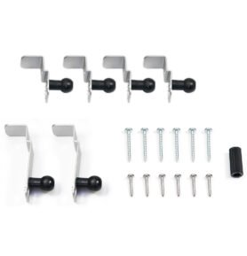 Upevňovací klipy REMIS REMItop Vario II Velikost objednávky: 500 x 700 mm, Tloušťka střechy do: 45 mm