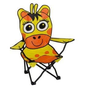 Dětská skládací židle EuroTrail s různými motivy zvířátek Barva: Žirafa