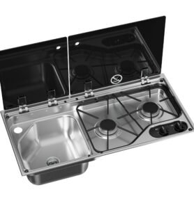 DOMETIC Kombinace varné desky a dřezu CVC 1700G - dřez vlevo