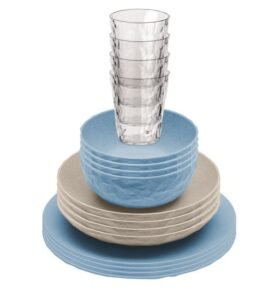 Sada nádobí Koziol CLUB GÖTEBORG - 16 kusů Barva: Modrá