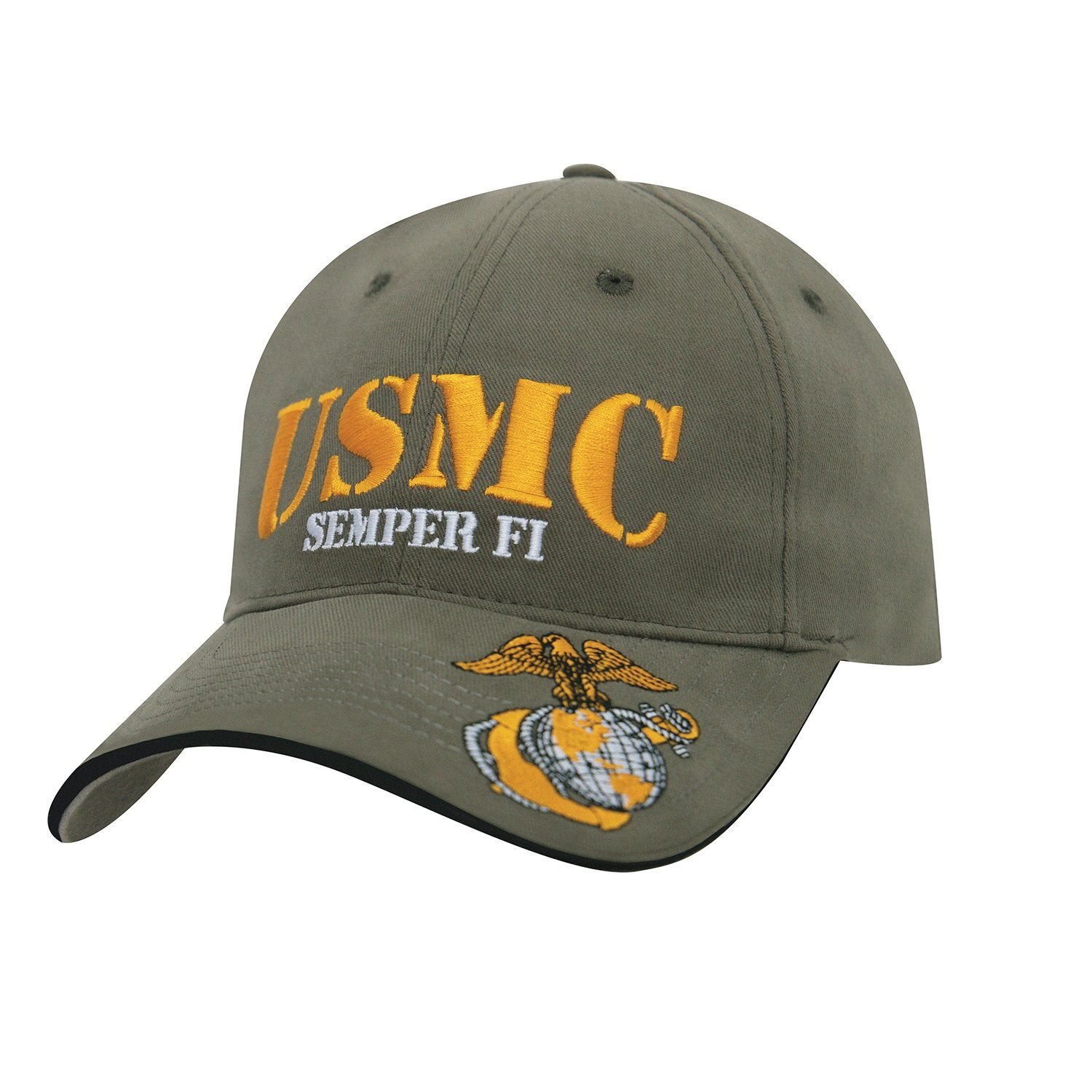 ROTHCO čepice USMC SEMPER FI baseball ZELENÁ