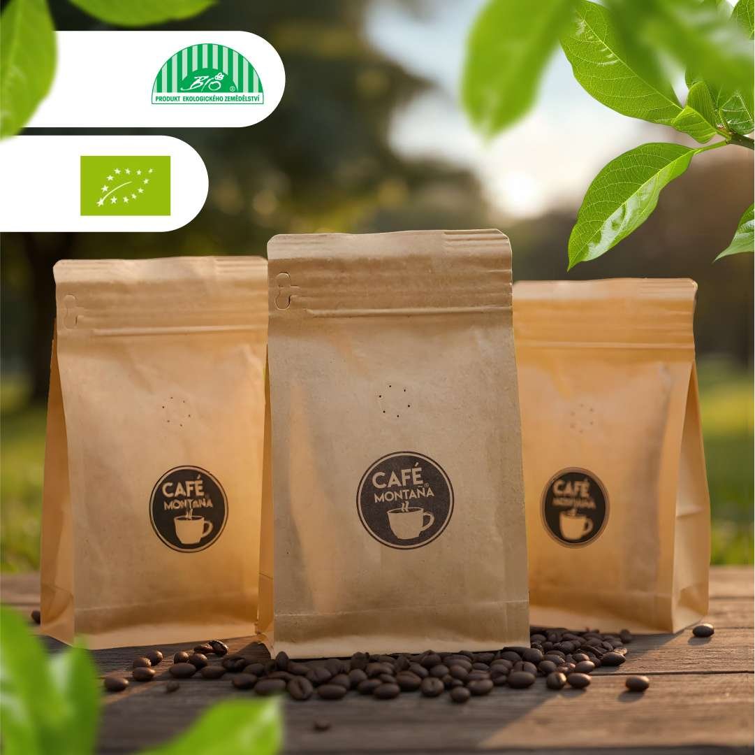 Café Montaña degustační sada zrnkové bio kávy