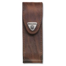 VICTORINOX pouzdro kožené na nůž 111mm 1-3 HNĚDÉ