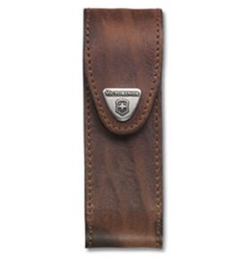 VICTORINOX pouzdro kožené na nůž 111mm 1-3 HNĚDÉ