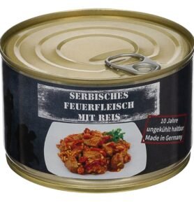 Maso na srbský způsob s rýží v plechovce 400 g