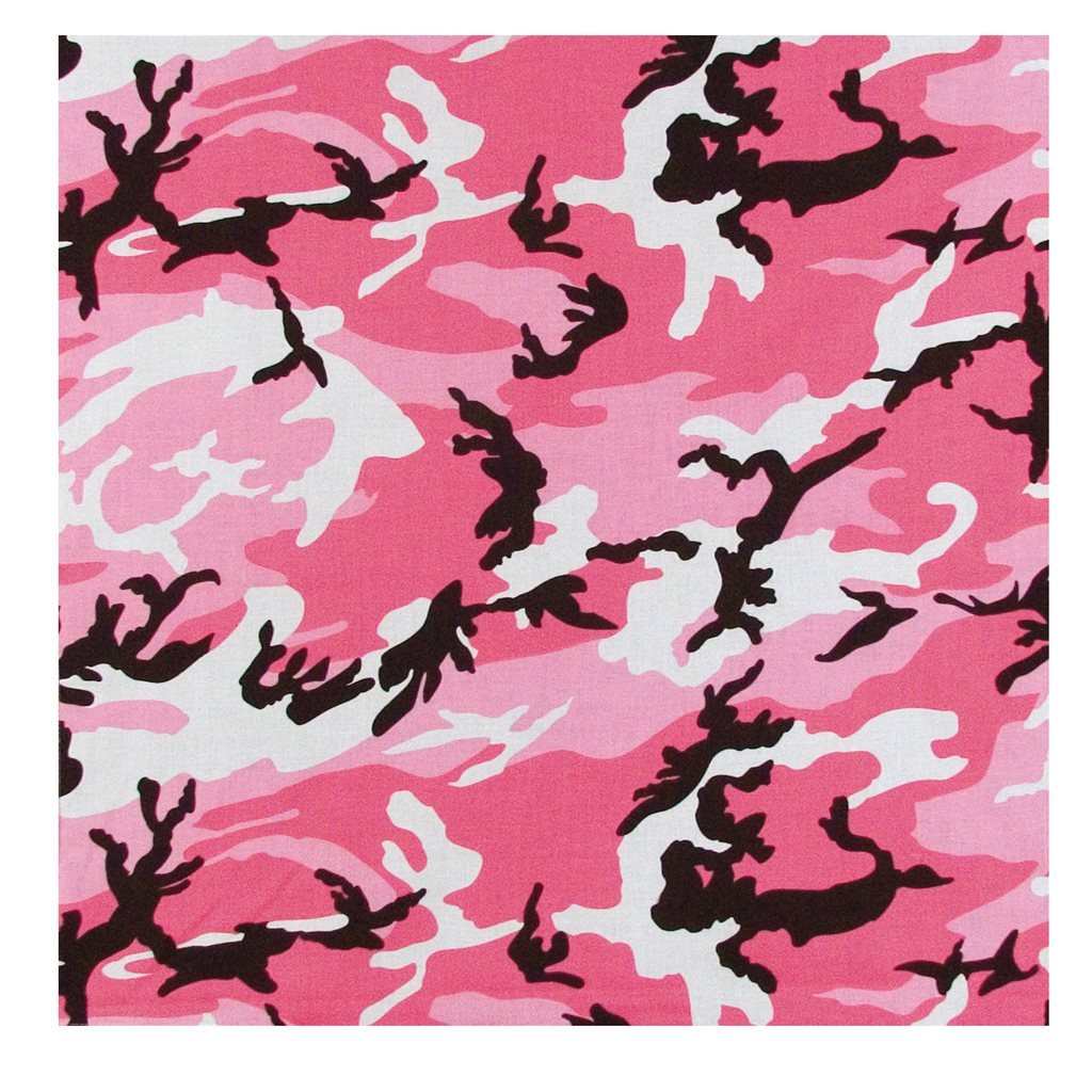 ROTHCO šátek 55 x 55 cm PINK CAMO