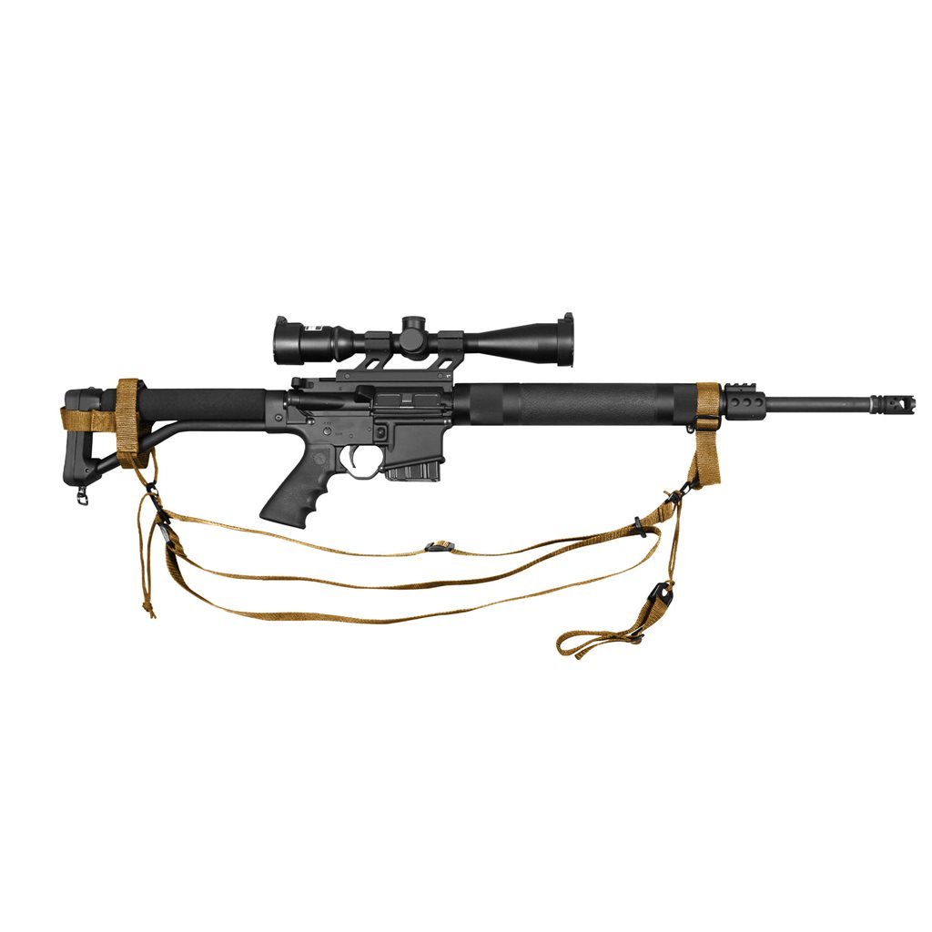 ROTHCO popruh zbraňový MILITARY tříbodový COYOTE BROWN