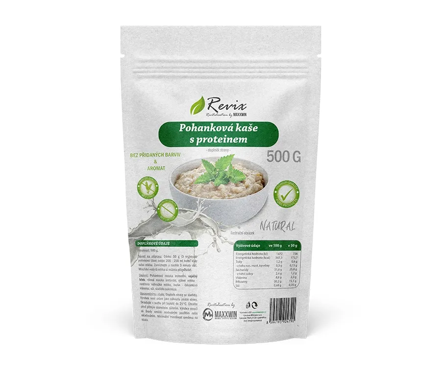REVIX POHANKOVÁ KAŠE PROTEINOVÁ natural 500 g