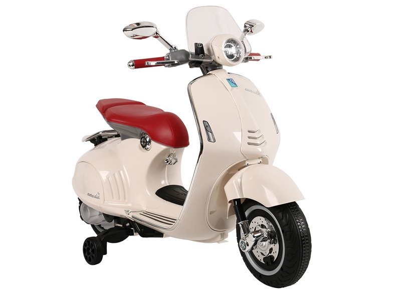 Tomido Dětská elektrická motorka Vespa GTS 300 bílá