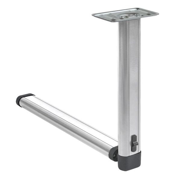 Sklopná noha stolu Fawo - šedá