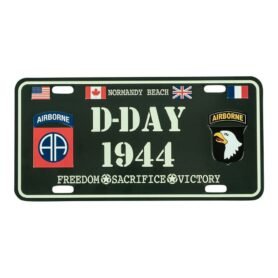 Cedule plechová D-DAY 1944 na auto