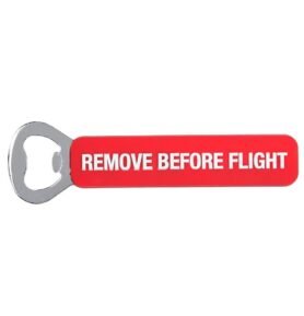FOSCO otvírák na lahve REMOVE BEFORE FLIGHT