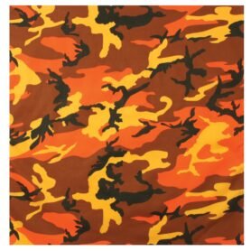 ROTHCO šátek 55 x 55 cm SAVAGE ORANGE CAMO