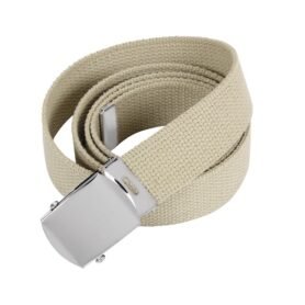 ROTHCO opasek s chromovou sponou 135 cm KHAKI