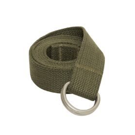 Opasek MILITARY D-RING EXPEDITION ZELENÝ vel. 110