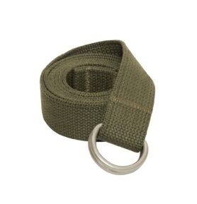 Opasek MILITARY D-RING EXPEDITION ZELENÝ vel. 135