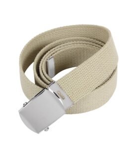 ROTHCO opasek s chromovou sponou 110 cm KHAKI